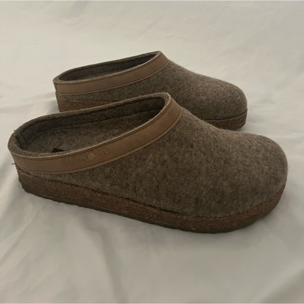 Haflinger Wool Slipper Mule Clog